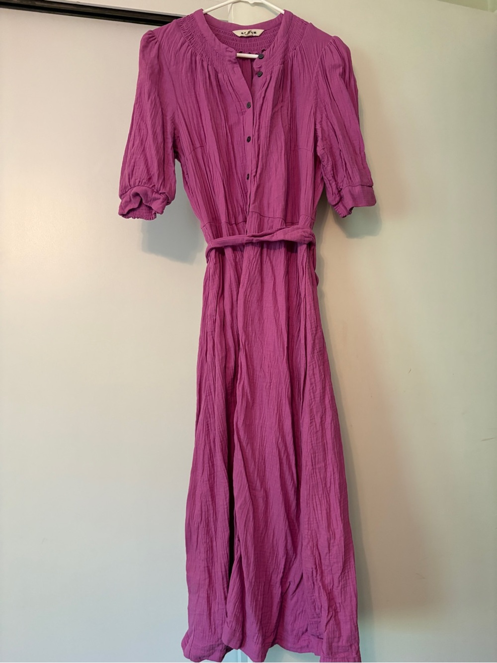 Boden Women’s Gauze Style Pink Maxi Dress US size 10 - Picture 2 of 6